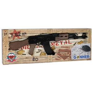 تفنگ اسباب بازی فلزی کلاشینکف گانهر Gonher مدل 137.6_اسباب بازی